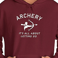 Archery It's About Letting Go Hoodie